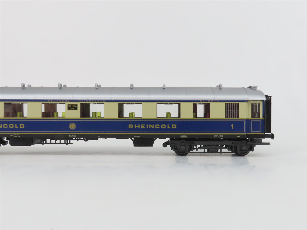 HO 3-Rail AC Marklin 26750 &quot;Rheingold 75 Years&quot; Steam Passenger Set w/ Sound