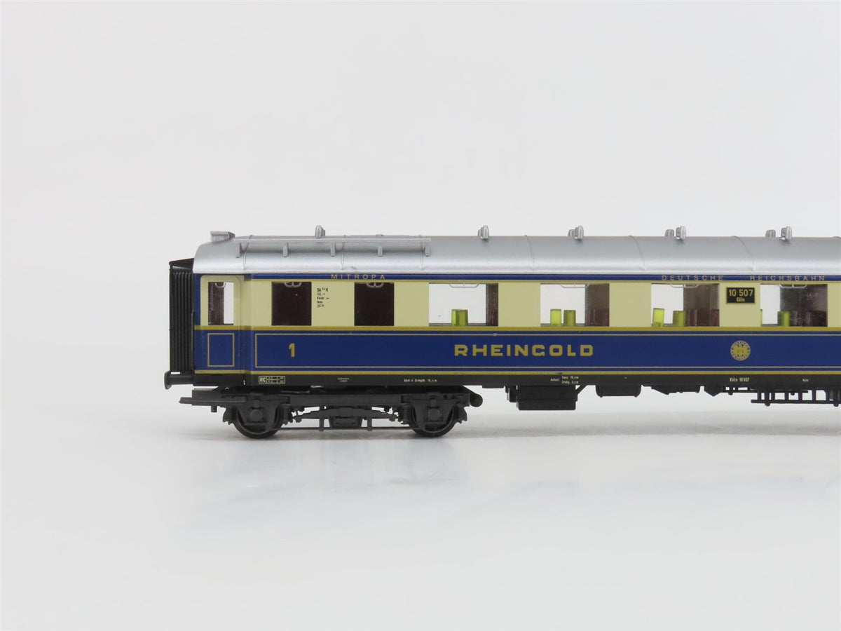 HO 3-Rail AC Marklin 26750 &quot;Rheingold 75 Years&quot; Steam Passenger Set w/ Sound