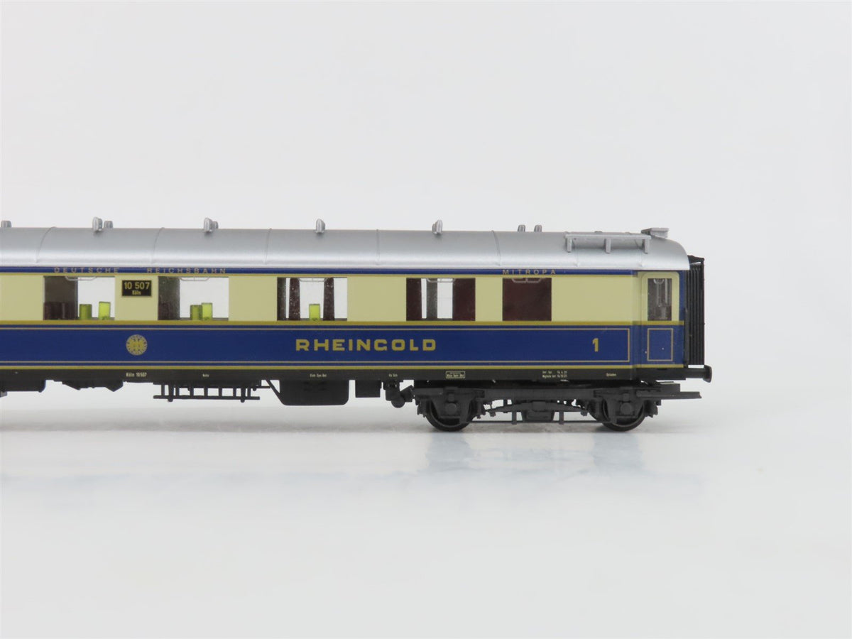 HO 3-Rail AC Marklin 26750 &quot;Rheingold 75 Years&quot; Steam Passenger Set w/ Sound