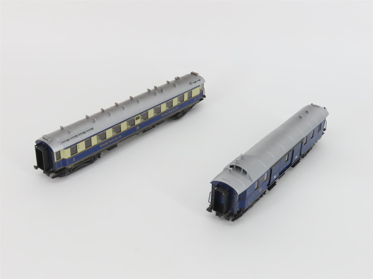 HO 3-Rail AC Marklin 26750 &quot;Rheingold 75 Years&quot; Steam Passenger Set w/ Sound