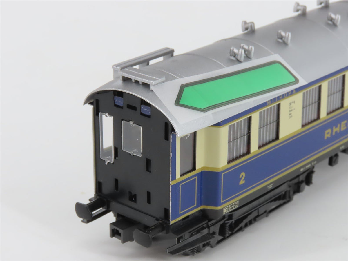 HO 3-Rail AC Marklin 26750 &quot;Rheingold 75 Years&quot; Steam Passenger Set w/ Sound