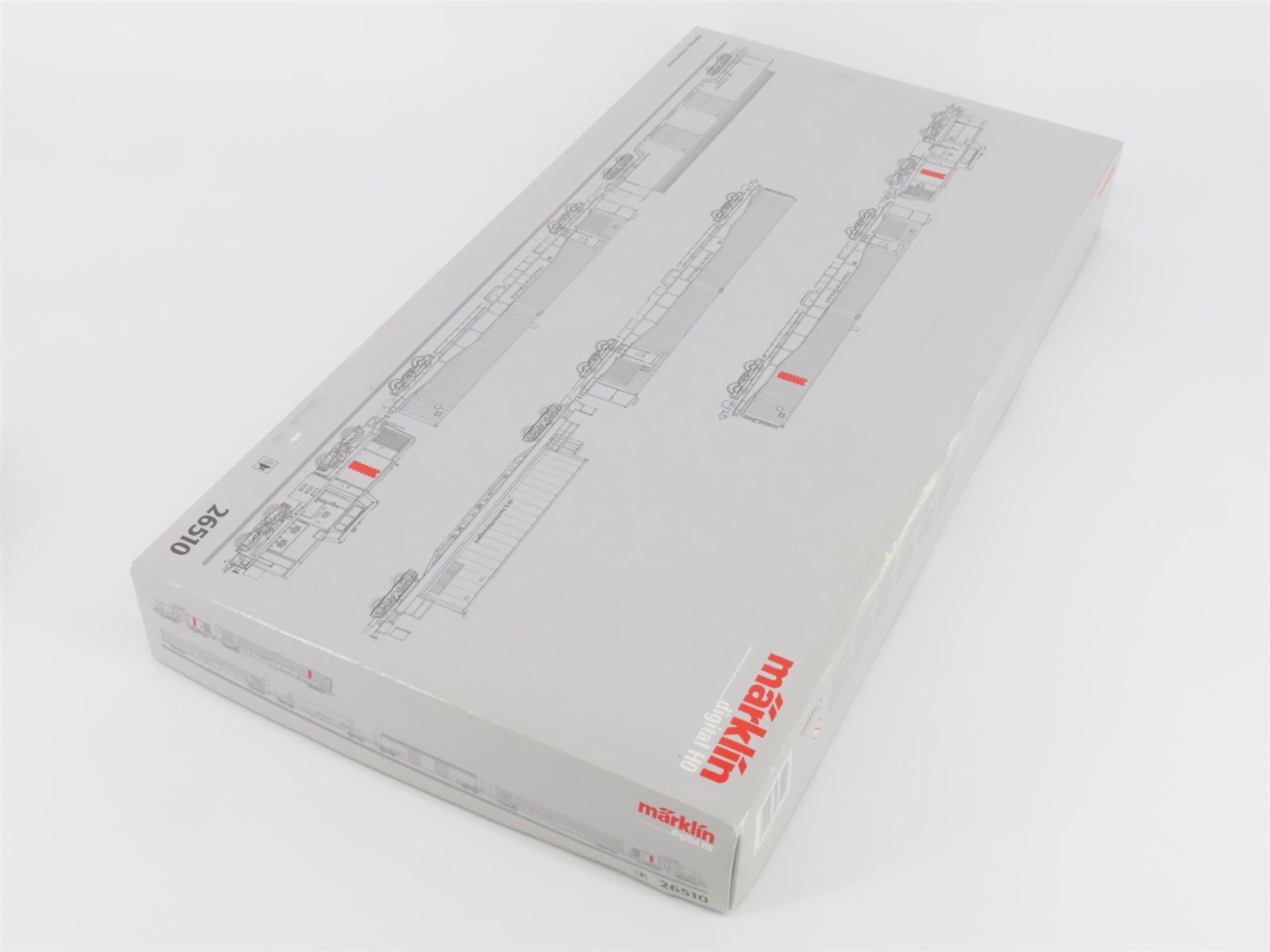 HO 3-Rail AC Marklin Digital 26510 DB-AG Tunnel Rescue BR714 Diesel Train Set