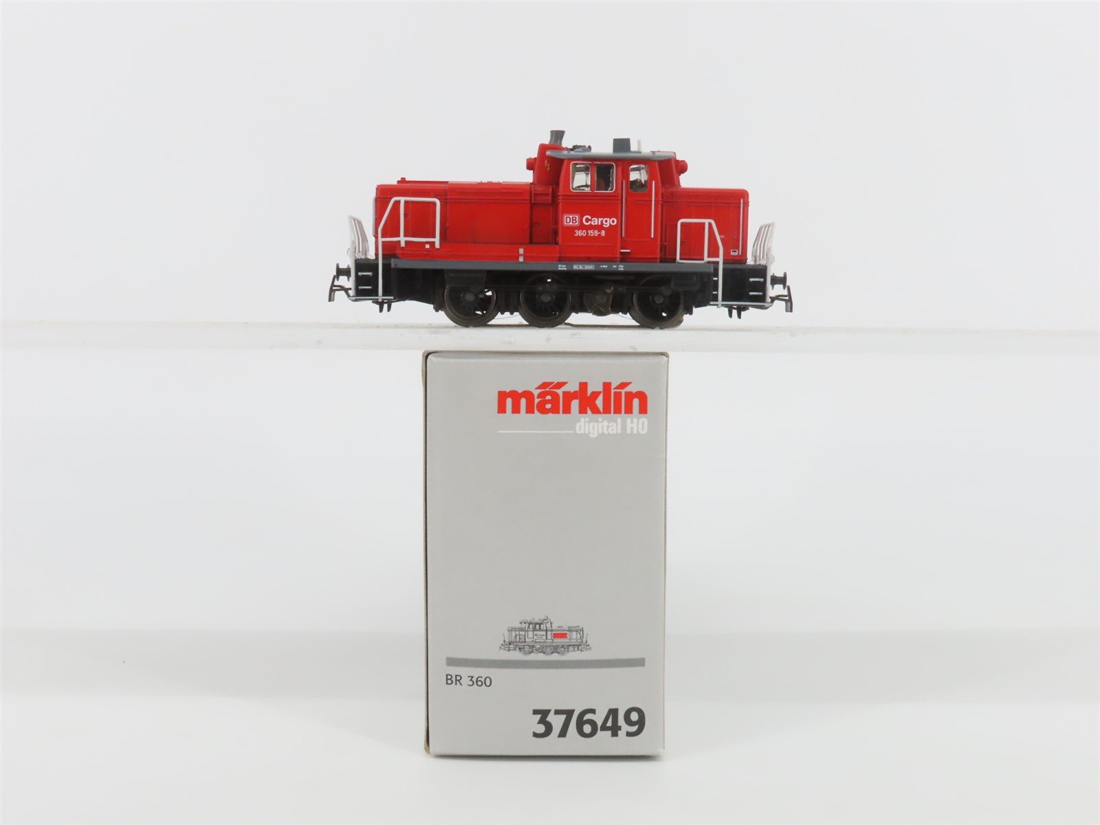 HO Scale 3-Rail AC Marklin Digital 37649 DB-AG German Cargo BR360 Diesel #159-8