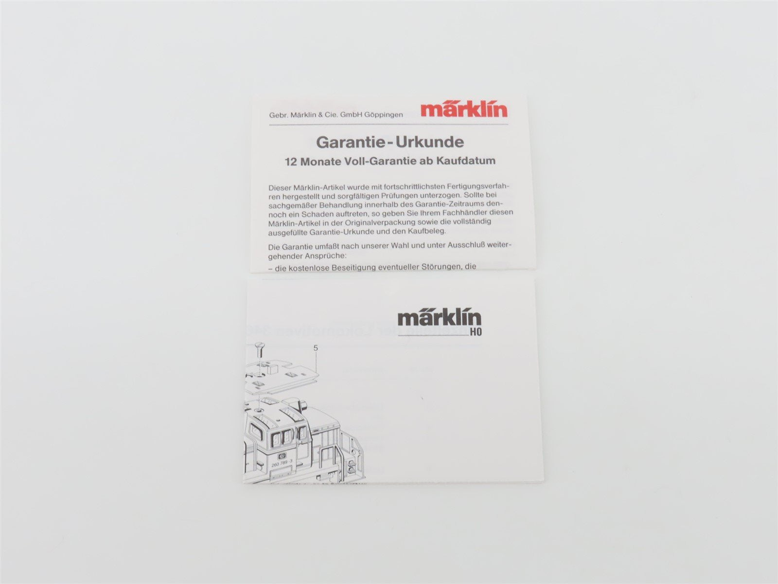 HO Scale 3-Rail AC Marklin Digital 37649 DB-AG German Cargo BR360 Diesel #159-8