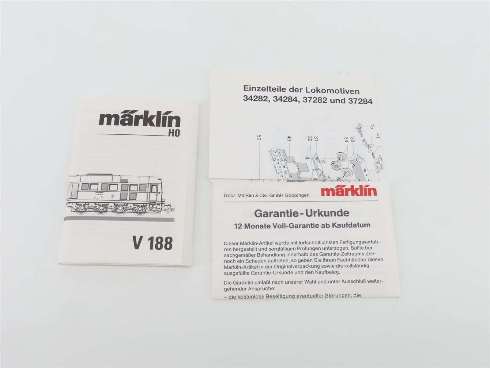 HO 3-Rail AC Marklin Digital 37284 DB Deutsche Bahn BR288 Double Diesel w/ Sound