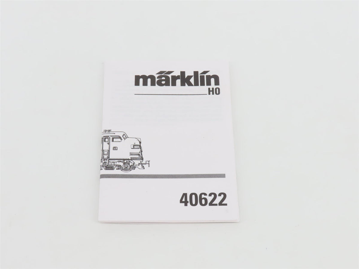 HO 3-Rail AC Marklin 40622 ATSF &quot;Warbonnet&quot; EMD F7A Diesel #336 - Unpowered
