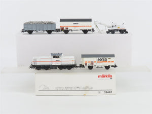 HO Scale 3-Rail AC Marklin 28462 Sersa Am847 Diesel Freight Train Set