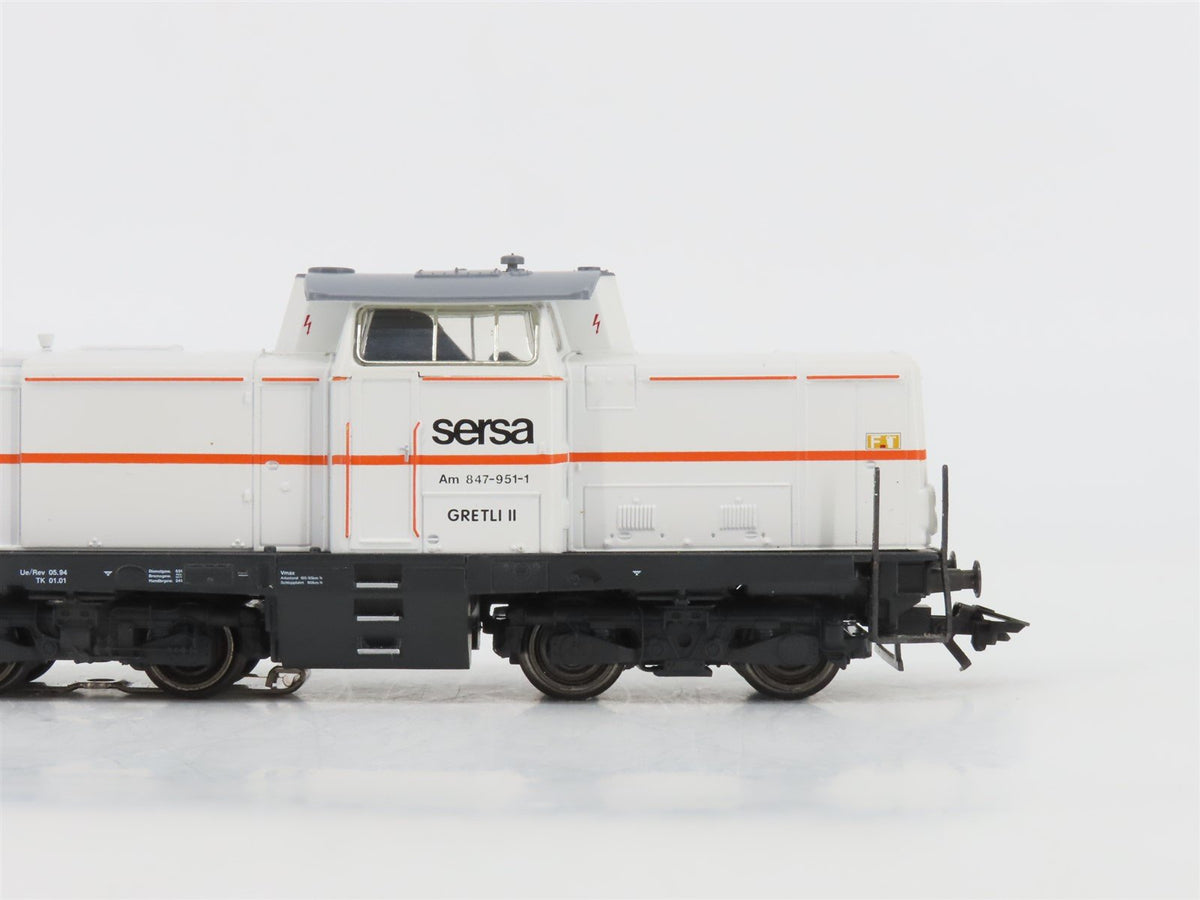 HO Scale 3-Rail AC Marklin 28462 Sersa Am847 Diesel Freight Train Set