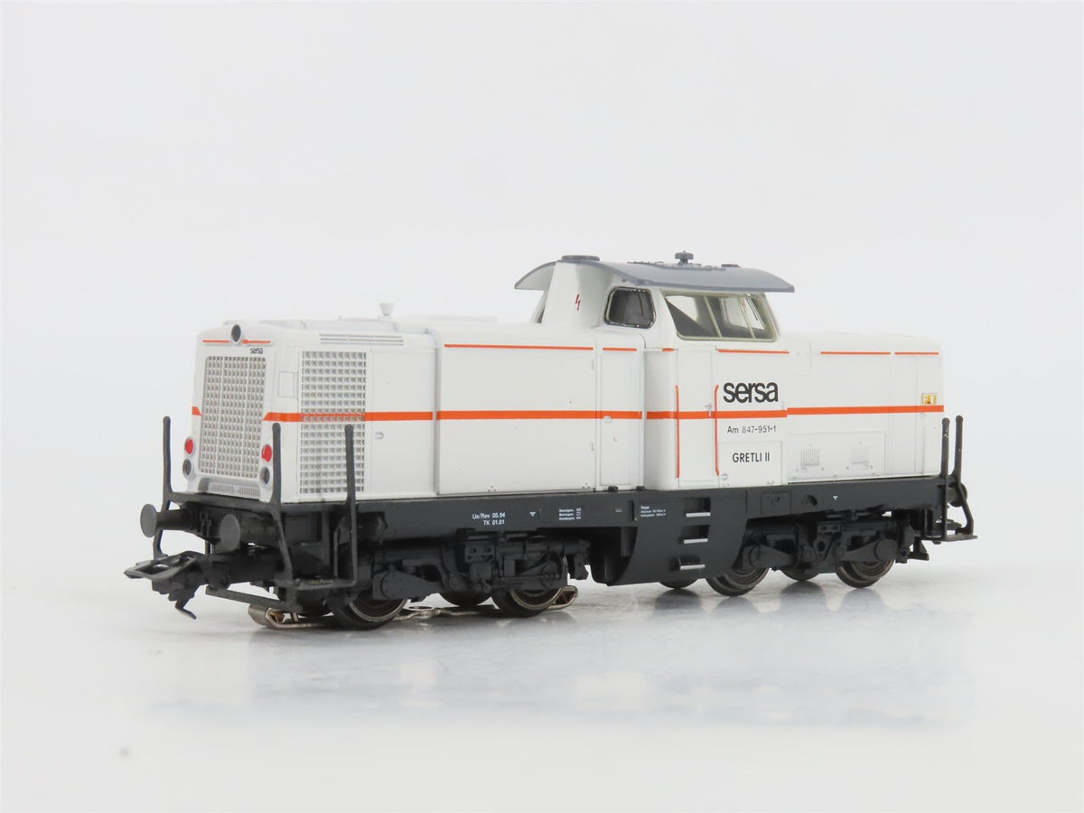 HO Scale 3-Rail AC Marklin 28462 Sersa Am847 Diesel Freight Train Set