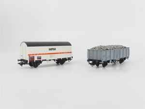 HO Scale 3-Rail AC Marklin 28462 Sersa Am847 Diesel Freight Train Set