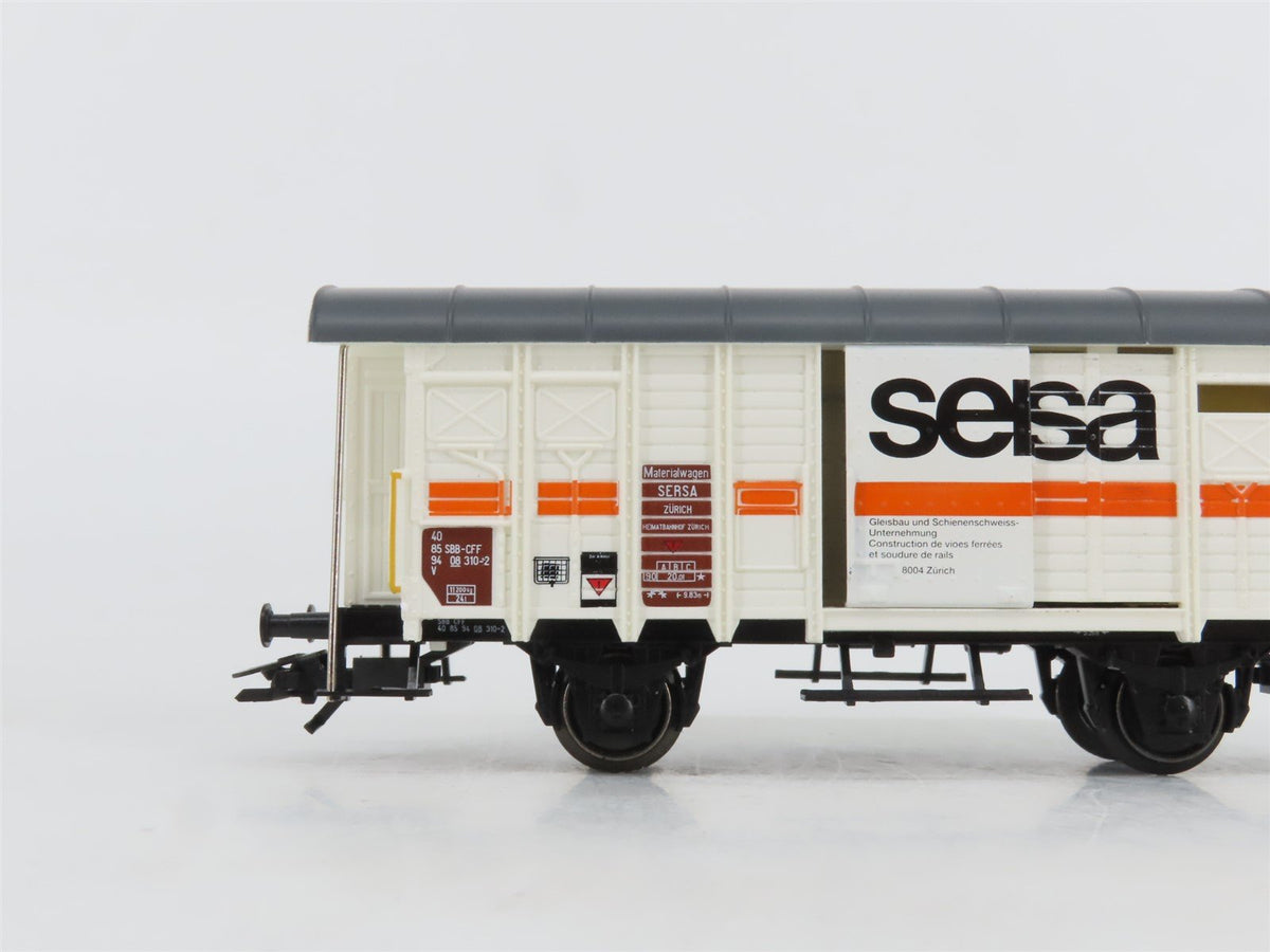 HO Scale 3-Rail AC Marklin 28462 Sersa Am847 Diesel Freight Train Set