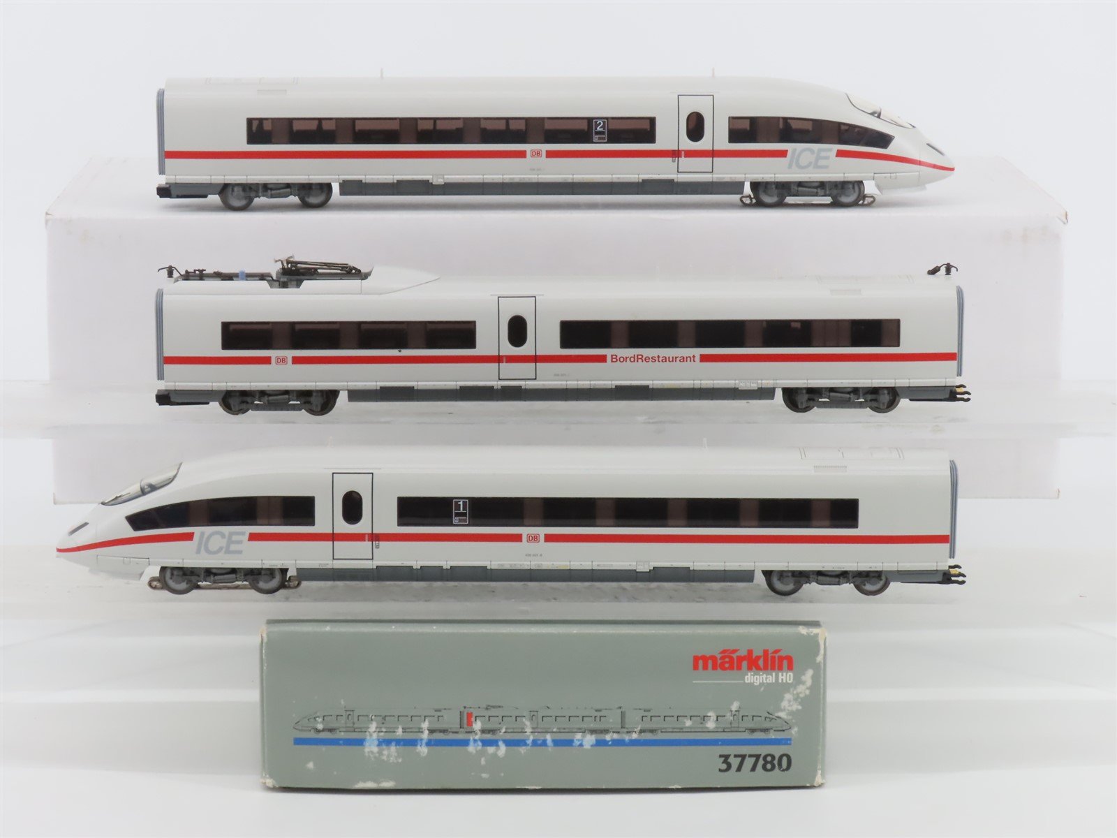 HO 3-Rail AC Marklin Digital 37780 DB-AG ICE 3 InterCity 3-Unit EMU Electric Set