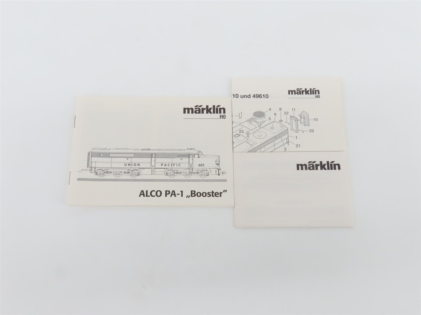 HO 3-Rail AC Marklin 49610 UP Union Pacific PA Diesel #601 - Add-On Booster