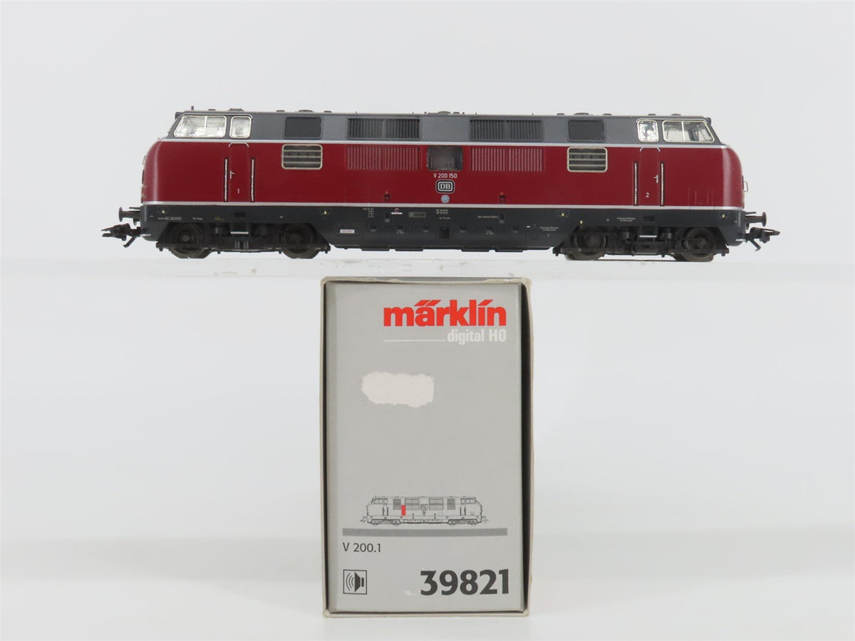 HO 3-Rail AC Marklin Digital 39821 DB Deutsche Bahn V200 Diesel #150 w/ Sound