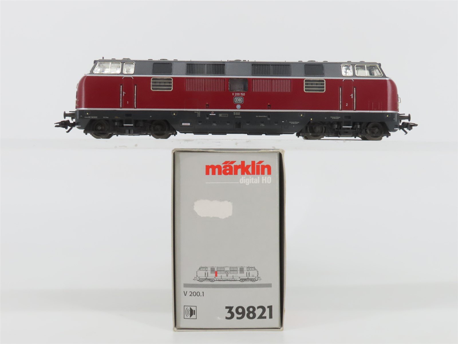 HO 3-Rail AC Marklin Digital 39821 DB Deutsche Bahn V200 Diesel #150 w/ Sound