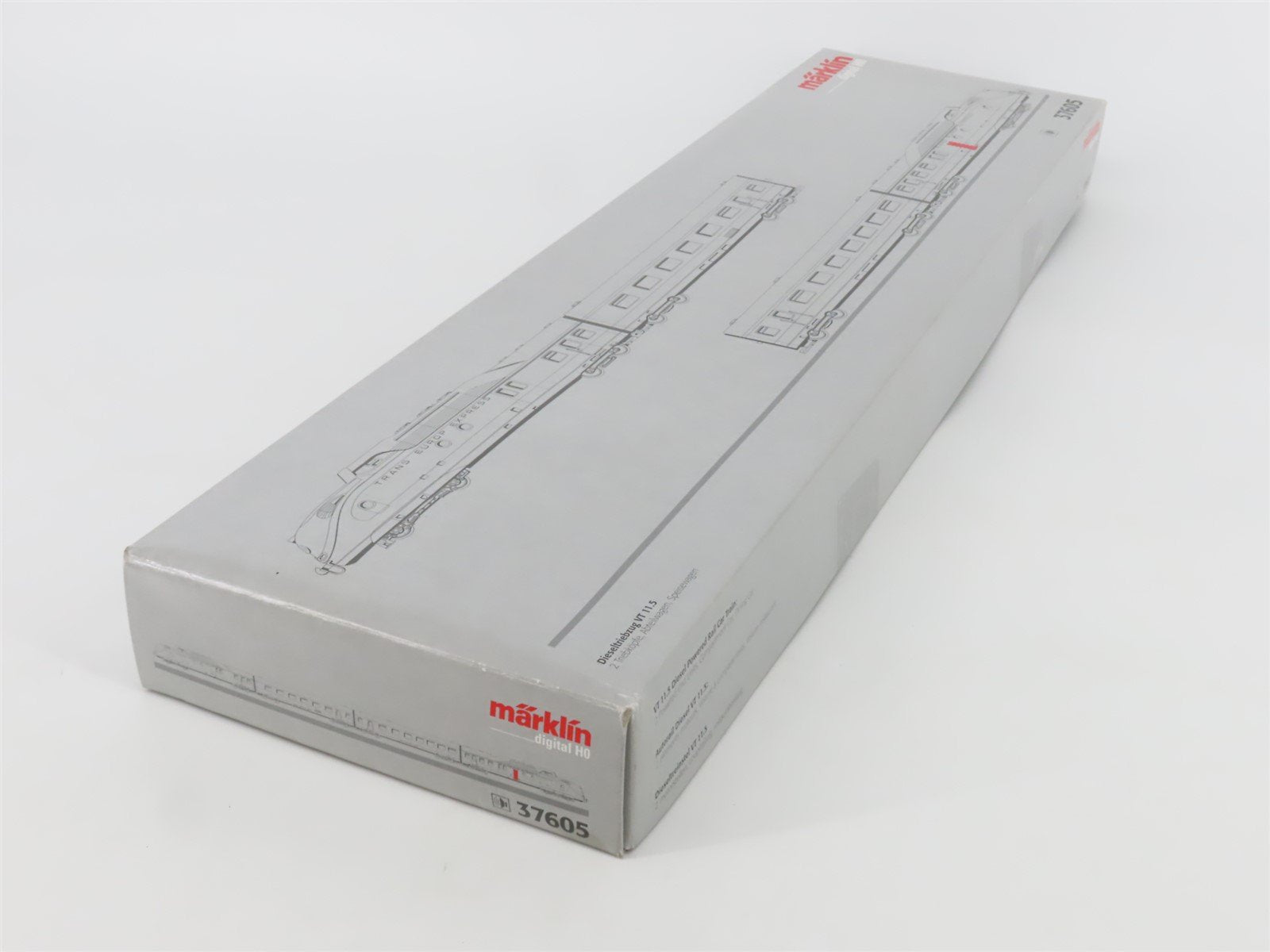 HO 3-Rail AC Marklin Digital 37605 TEE VT11.5 4-Unit DMU Diesel Set w/ Sound