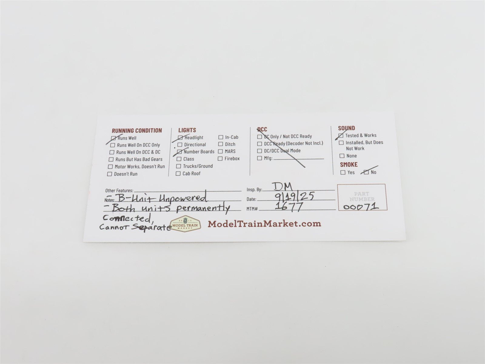 HO Scale 3-Rail AC Marklin ATSF Santa Fe Warbonnet EMD F7A/B Diesel Set w/ Sound