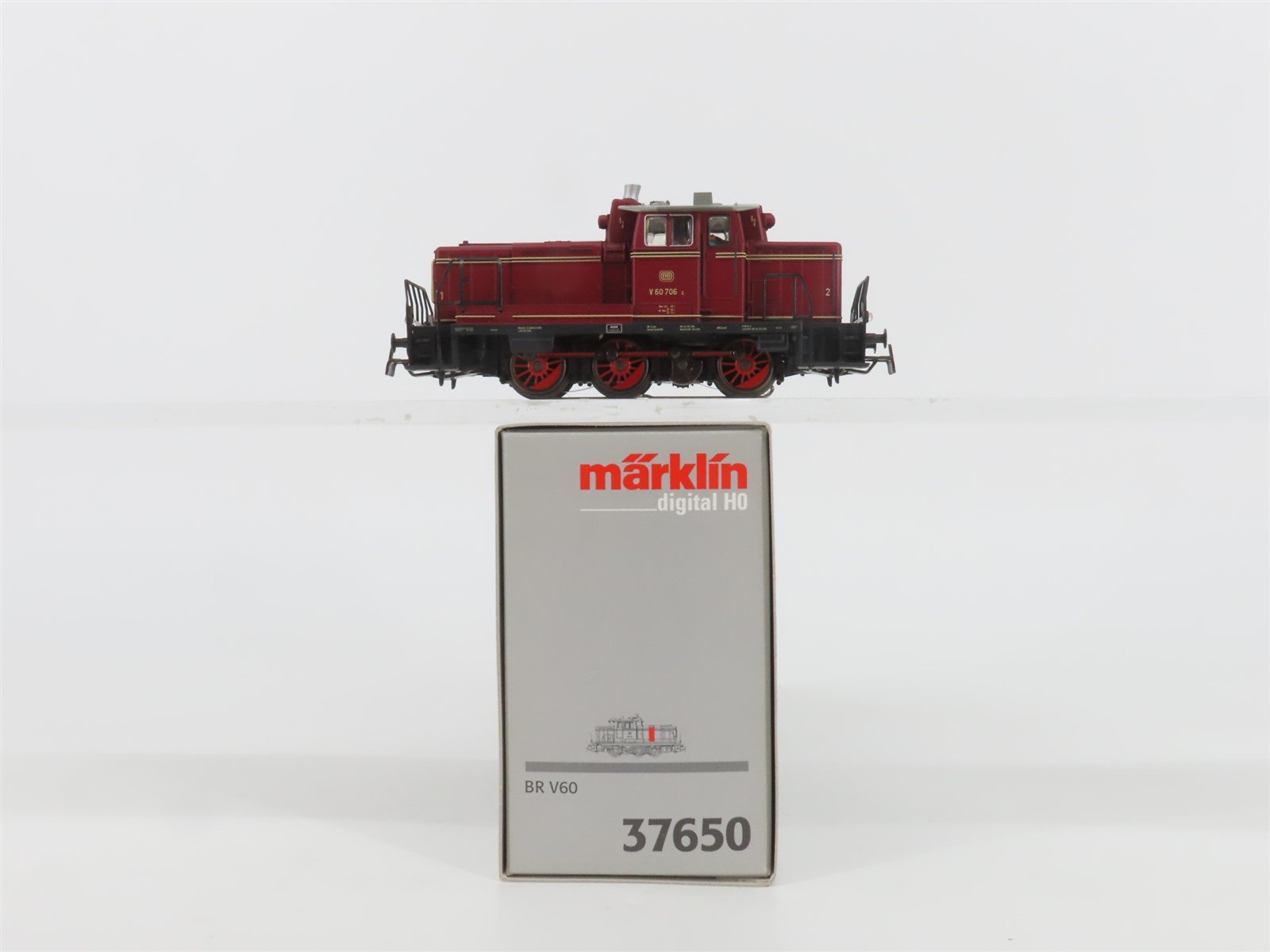 HO Scale 3-Rail AC Marklin Digital 37650 DB Deutsche Bahn V60 Diesel #706