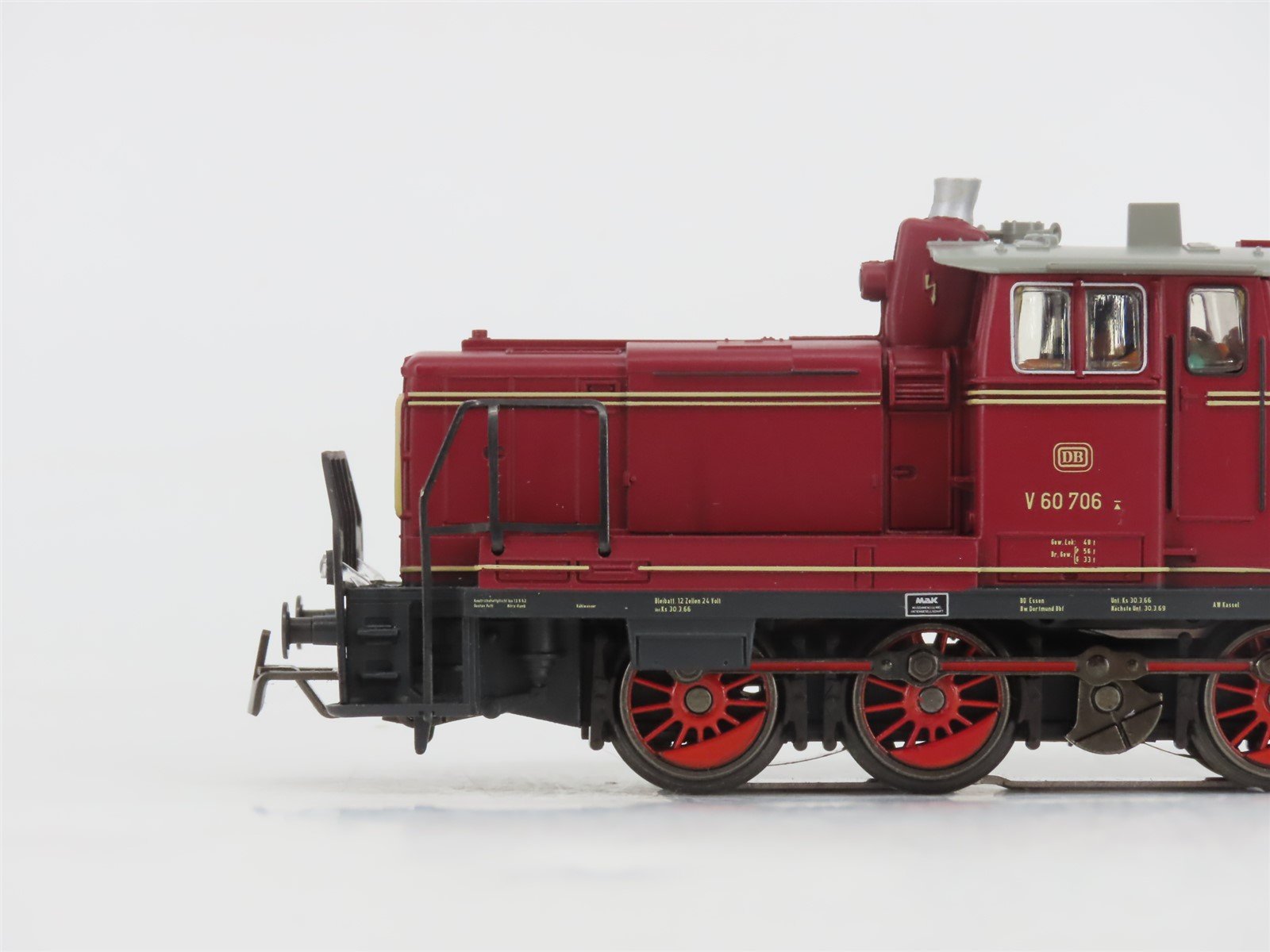 HO Scale 3-Rail AC Marklin Digital 37650 DB Deutsche Bahn V60 Diesel #706