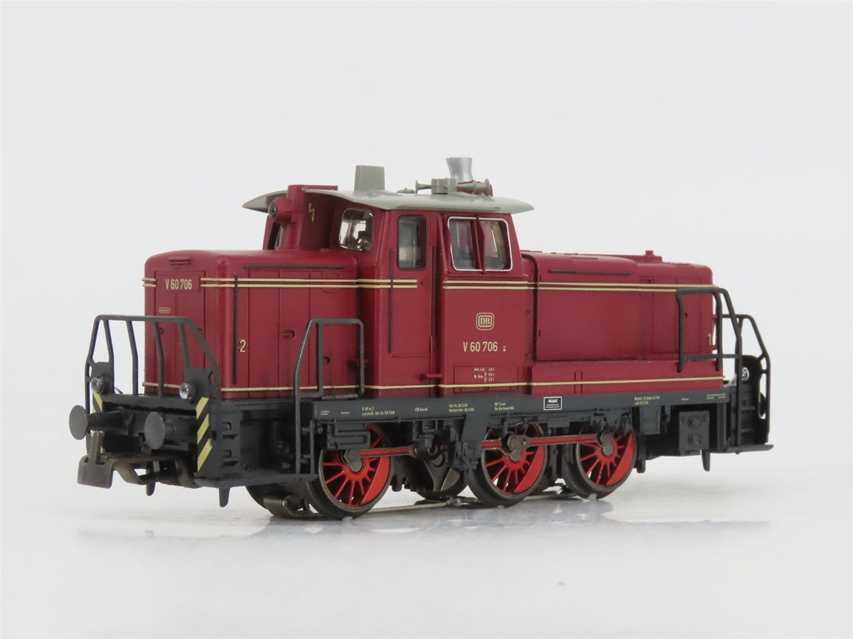 HO Scale 3-Rail AC Marklin Digital 37650 DB Deutsche Bahn V60 Diesel #706