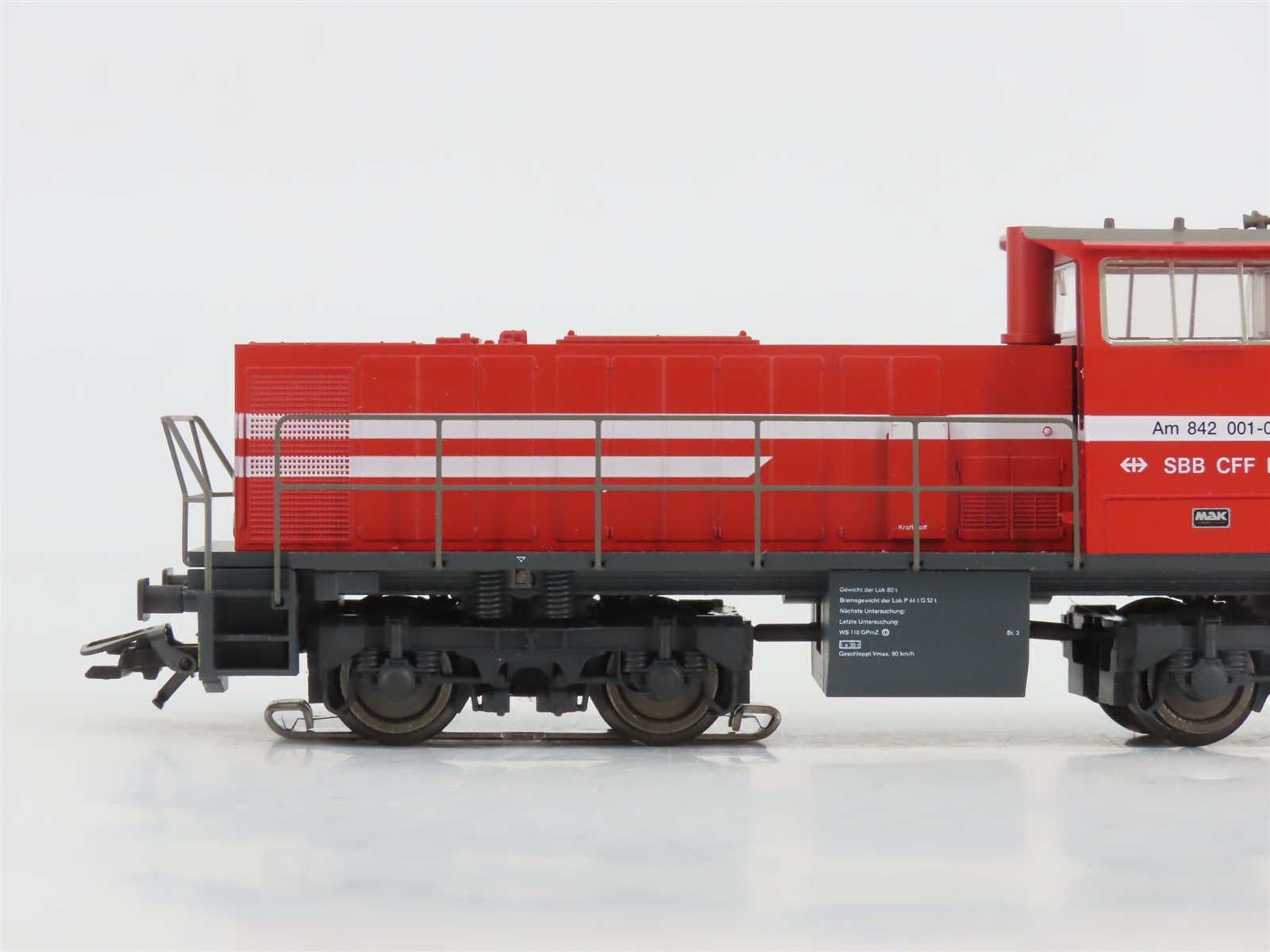 HO Scale 3-Rail AC Marklin Digital 37642 SBB CFF FFS Swiss Am842 Diesel #001-0