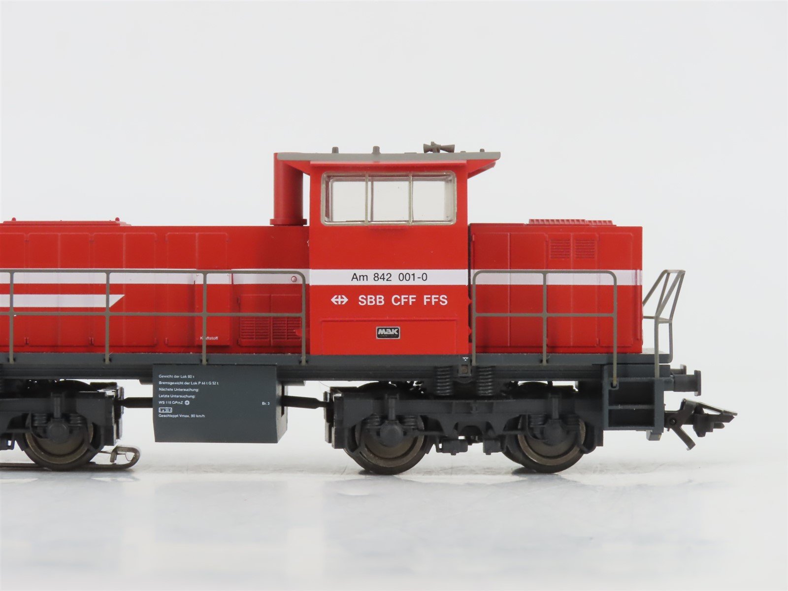 HO Scale 3-Rail AC Marklin Digital 37642 SBB CFF FFS Swiss Am842 Diesel #001-0