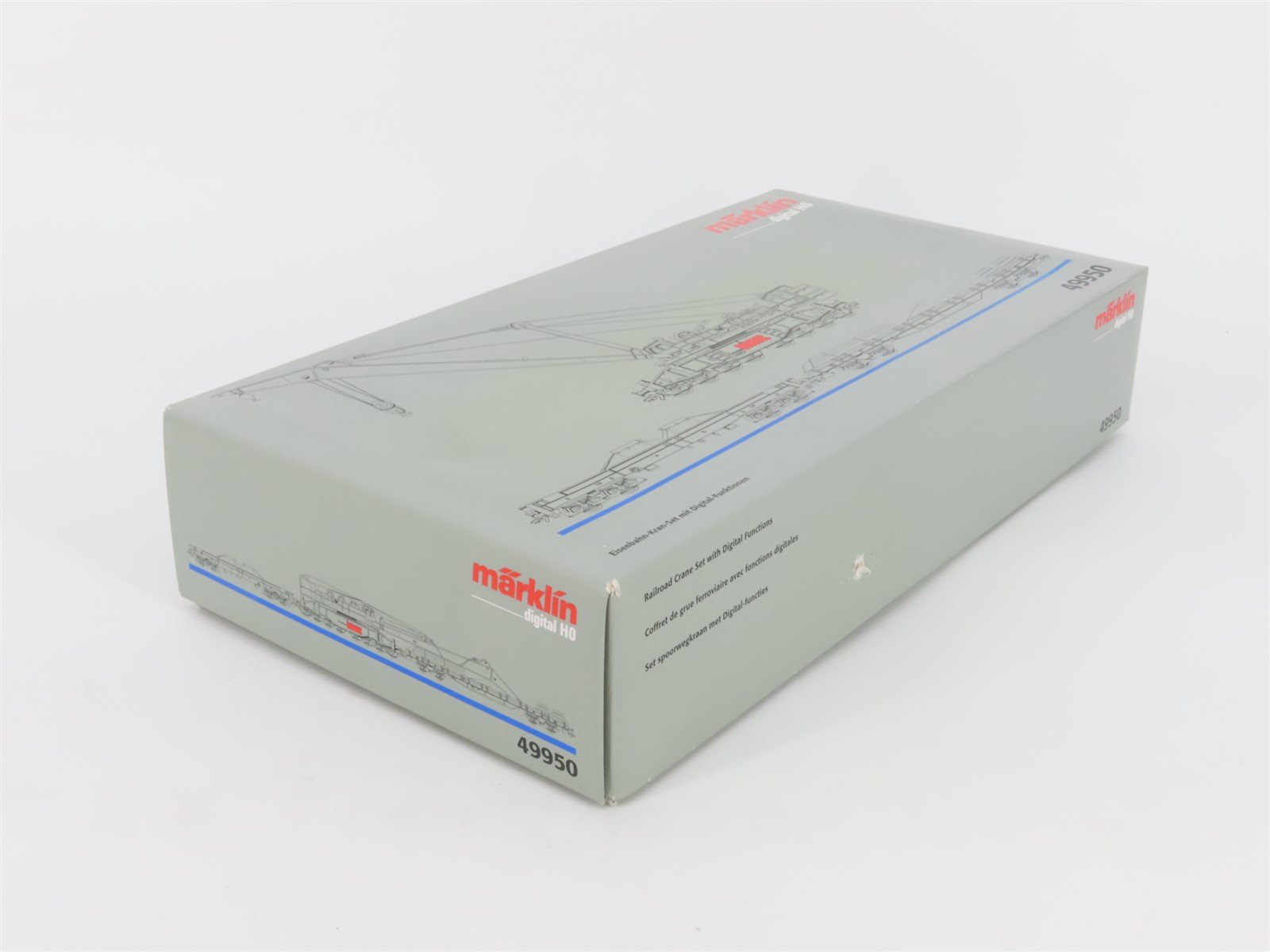 HO Scale 3-Rail AC Marklin Digital 49950 DB German Era V Goliath Crane Set