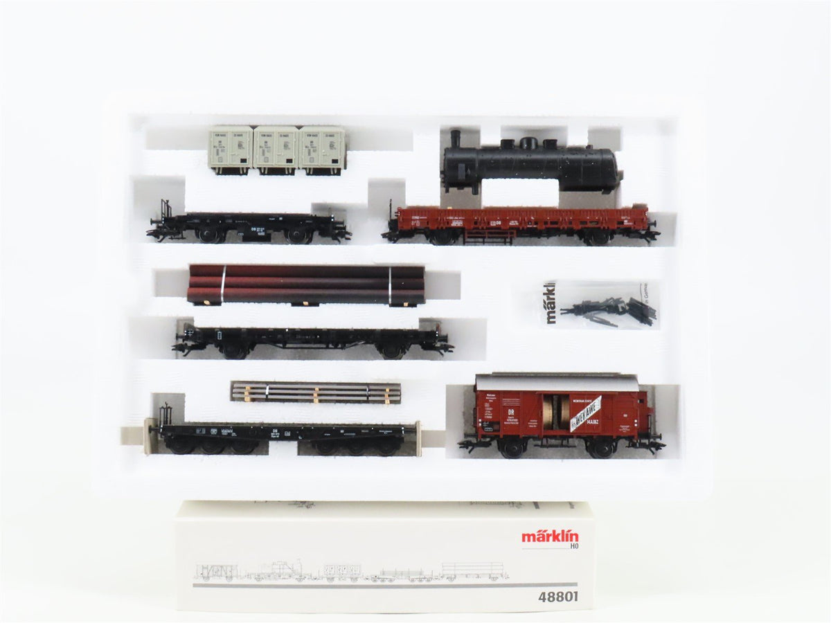 HO Marklin 48801 DB German Federal Railroad &quot;Heavy Freight Train&quot; 5-Car Set
