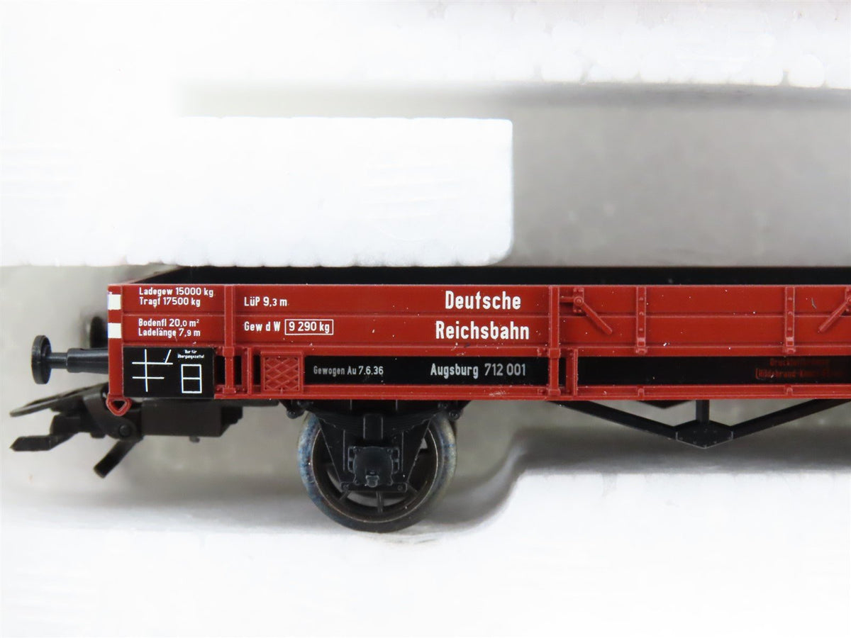 HO Scale Marklin 47893 German &quot;Track Laying Train&quot; MOW 4-Car Freight Set