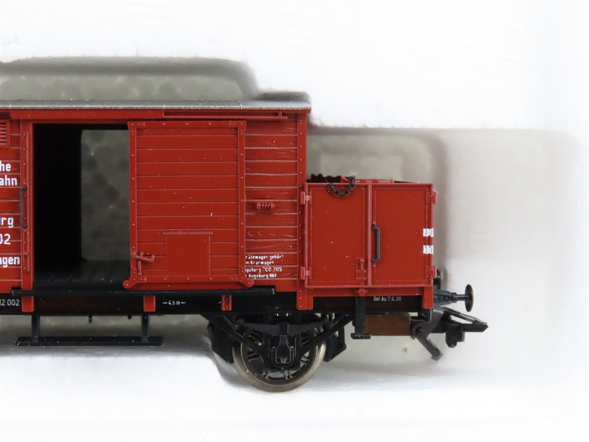 HO Scale Marklin 47893 German &quot;Track Laying Train&quot; MOW 4-Car Freight Set