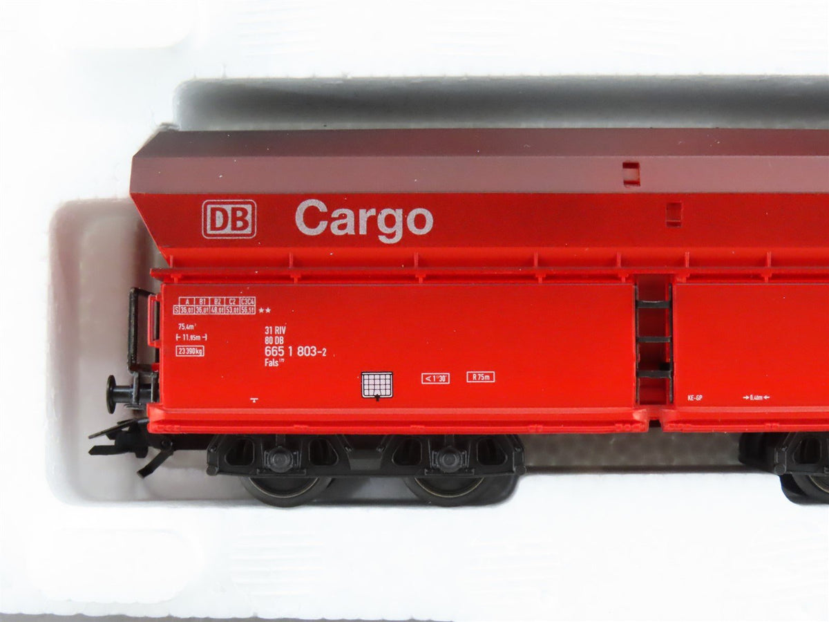 HO Scale Marklin 46249 DB &quot;Large Power Plant&quot; Cargo 5-Car Hopper Set - Weathered