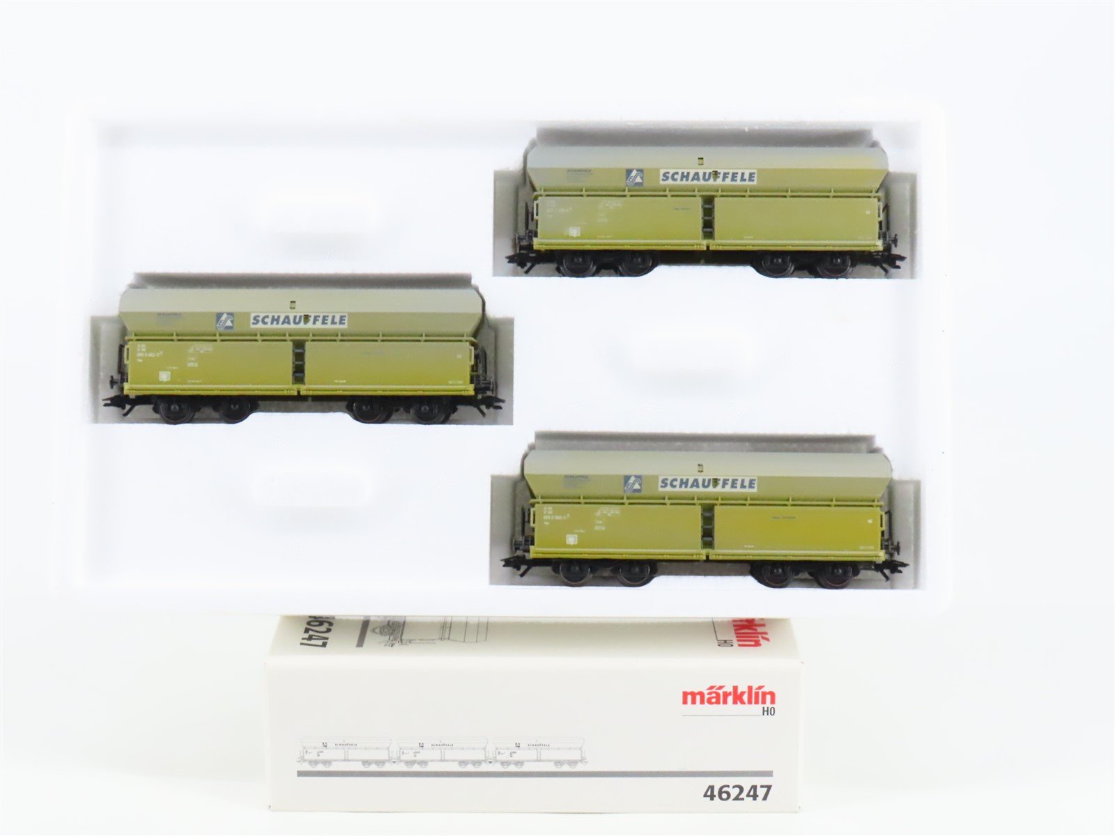 HO Scale Marklin 46247 BDZ Schauffele Era V Hopper w/ Gravel Load 3-Car Set
