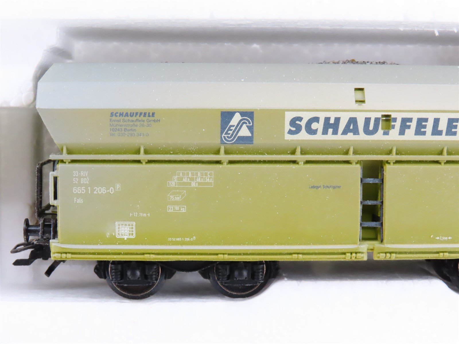 HO Scale Marklin 46247 BDZ Schauffele Era V Hopper w/ Gravel Load 3-Car Set