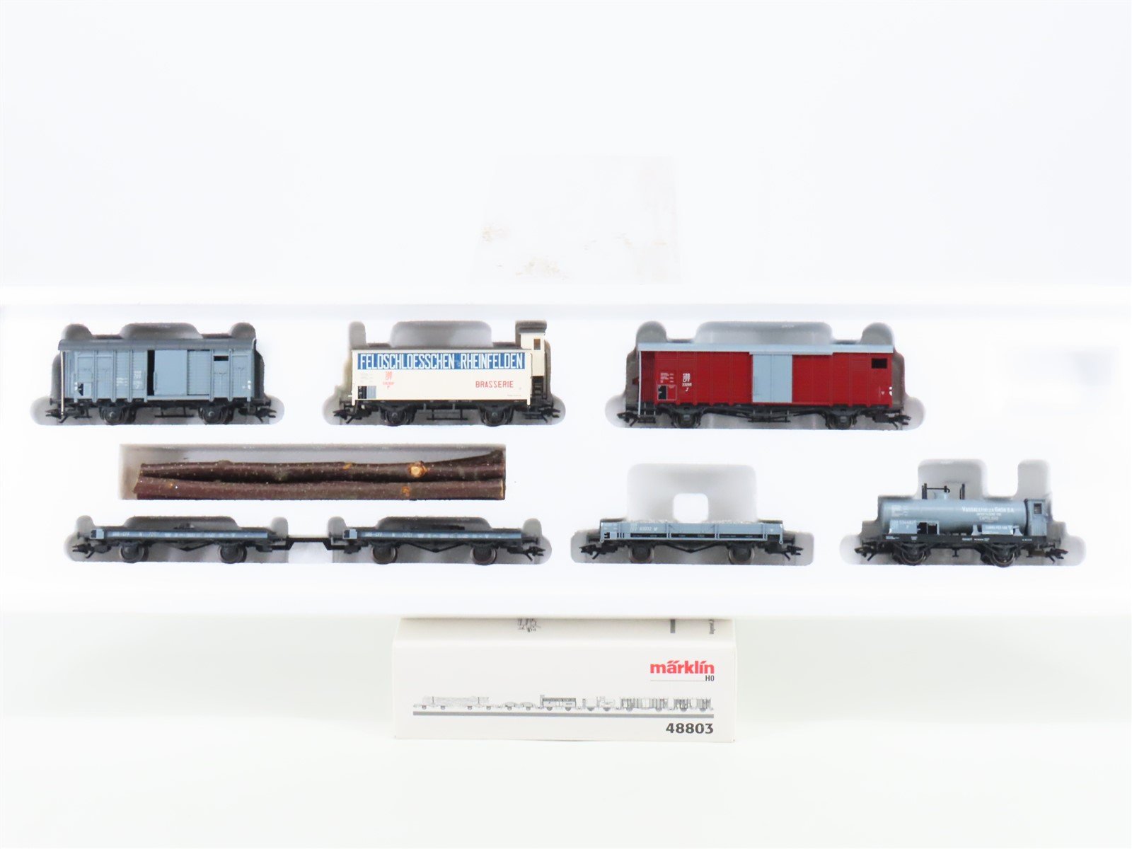 HO Scale Marklin 48803 SBB CFF Swiss Federal Historic Freight Train 6-Car Set