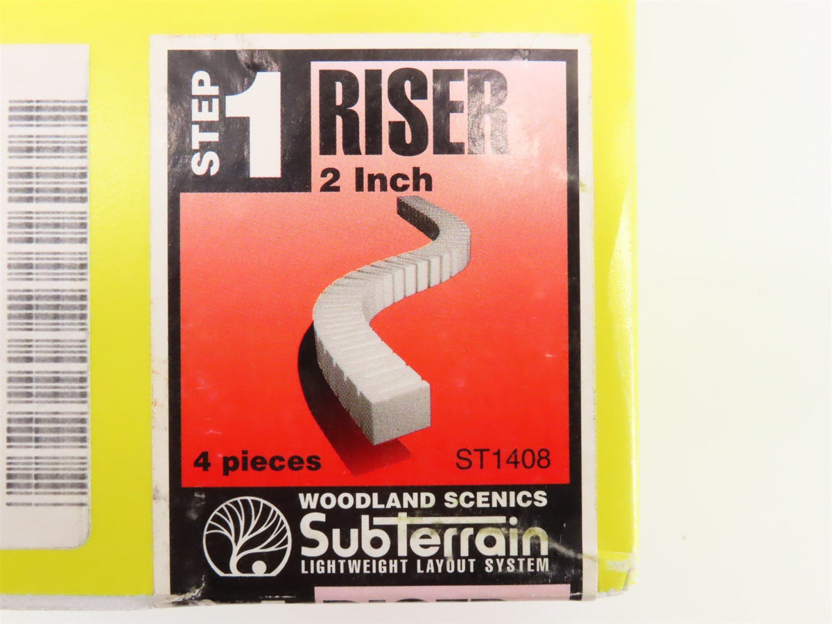 HO Scale Woodland Scenics ST1408 Step 1 2&quot; Foam Riser 4 Piece Set