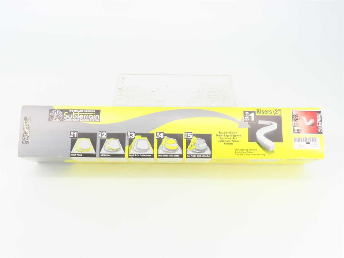 HO Scale Woodland Scenics ST1408 Step 1 2&quot; Foam Riser 4 Piece Set