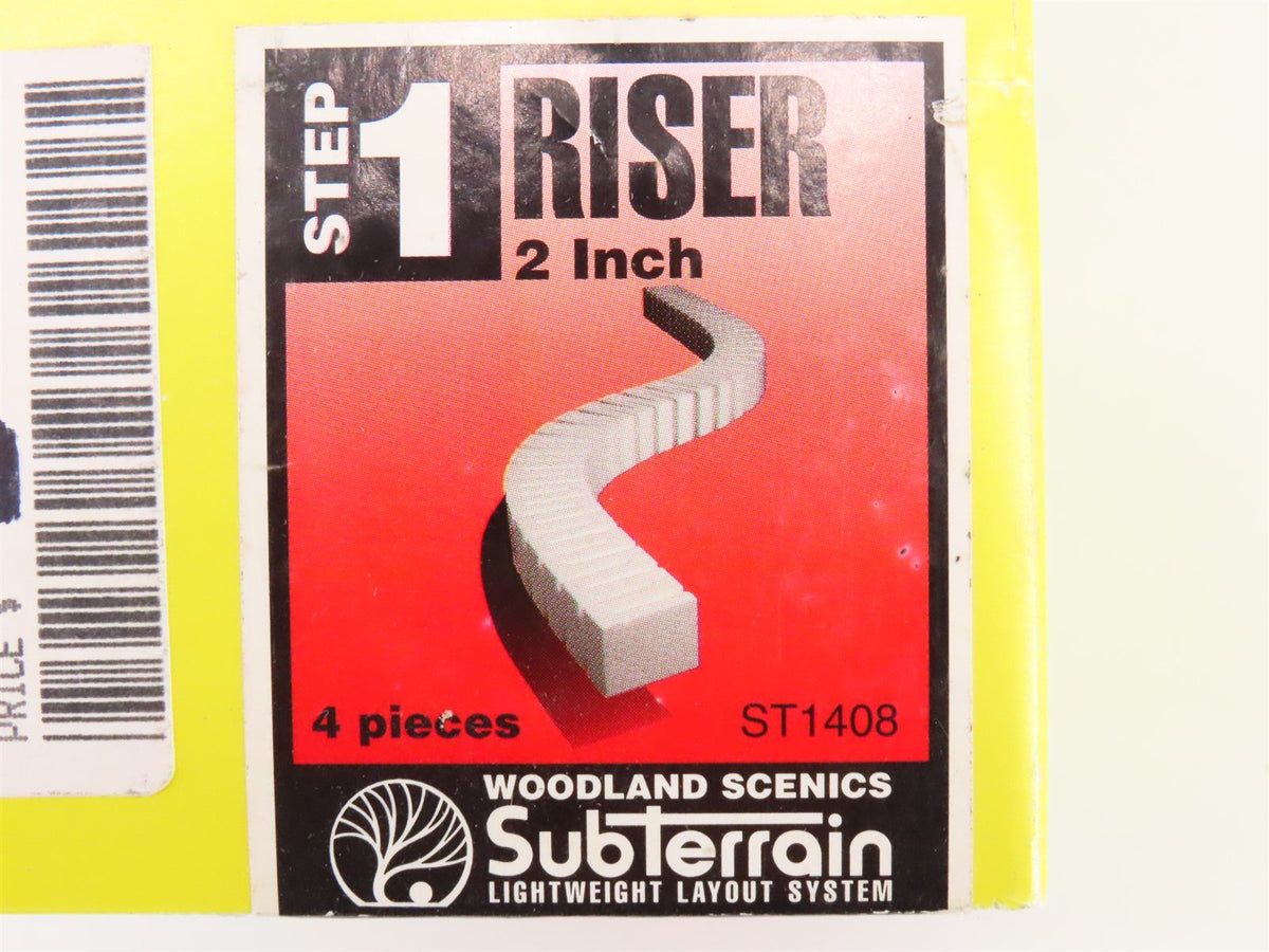 HO Scale Woodland Scenics ST1408 Step 1 2&quot; Foam Riser 4 Piece Set