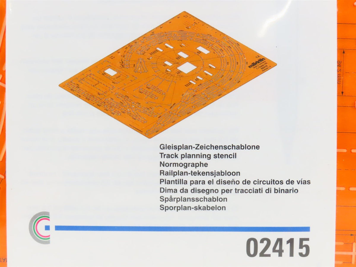 HO Scale Marklin 02415 Track Planning Stencil