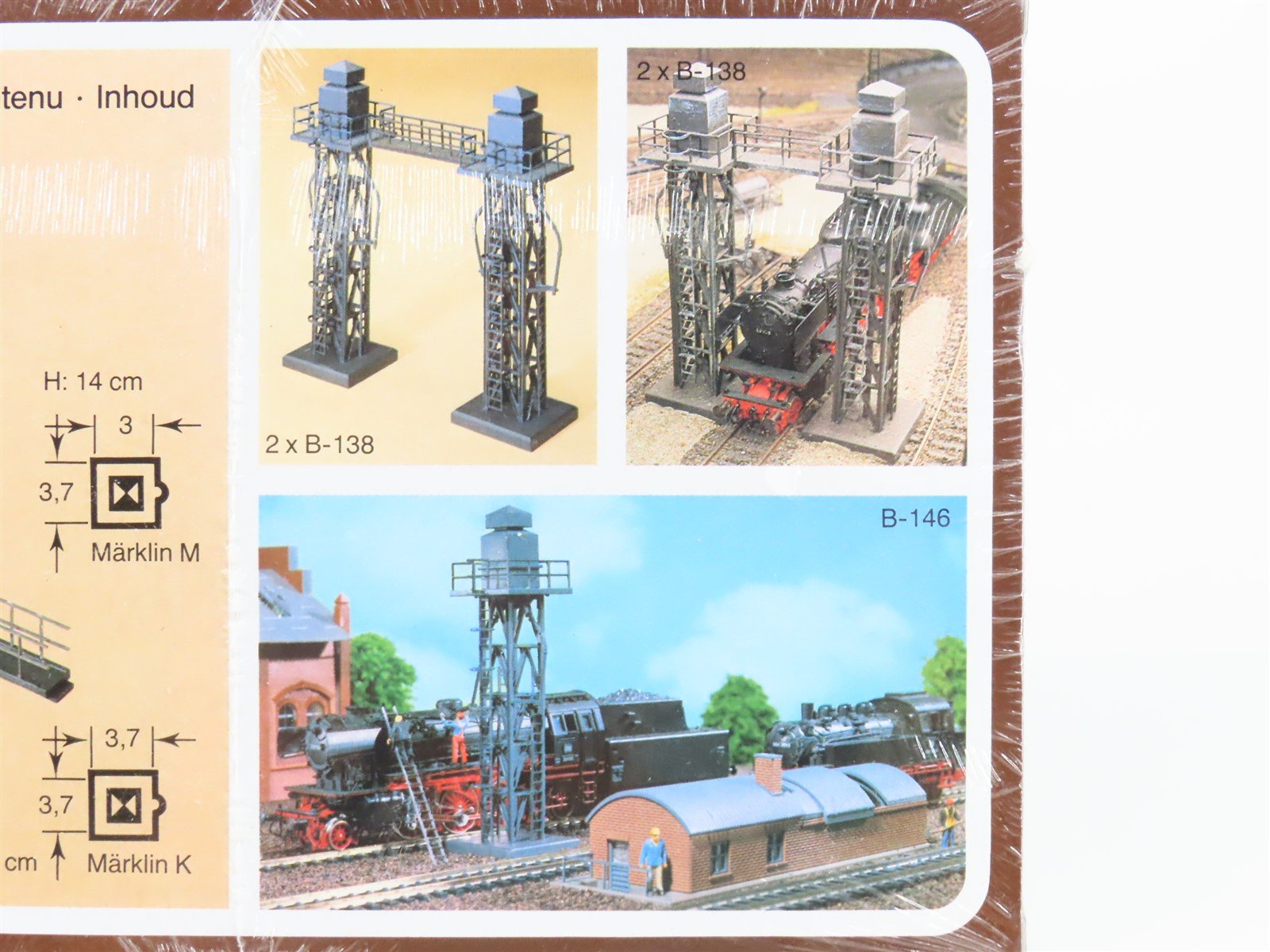 HO 1/87 Scale Faller Kit B-138 Steam Locomotive Water Filling Tower - SEALED
