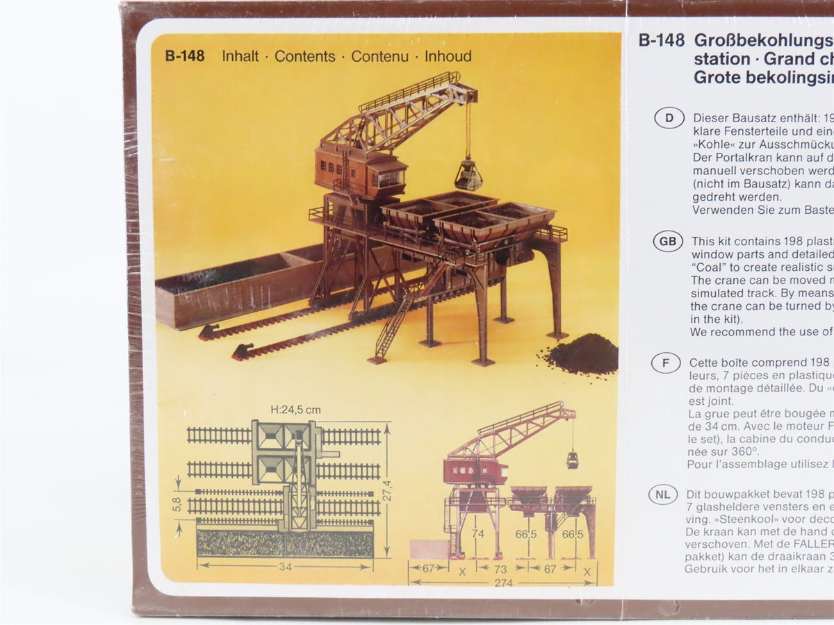 HO 1/87 Scale Faller Plastic Kit B-148 Large Coaling Station - SEALED