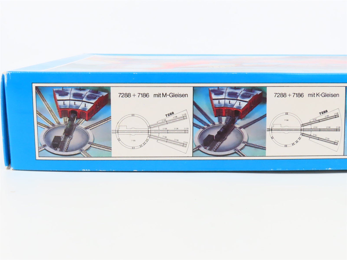 HO 1/87 Scale Marklin Plastic Kit 7288 3-Stall Locomotive Shed