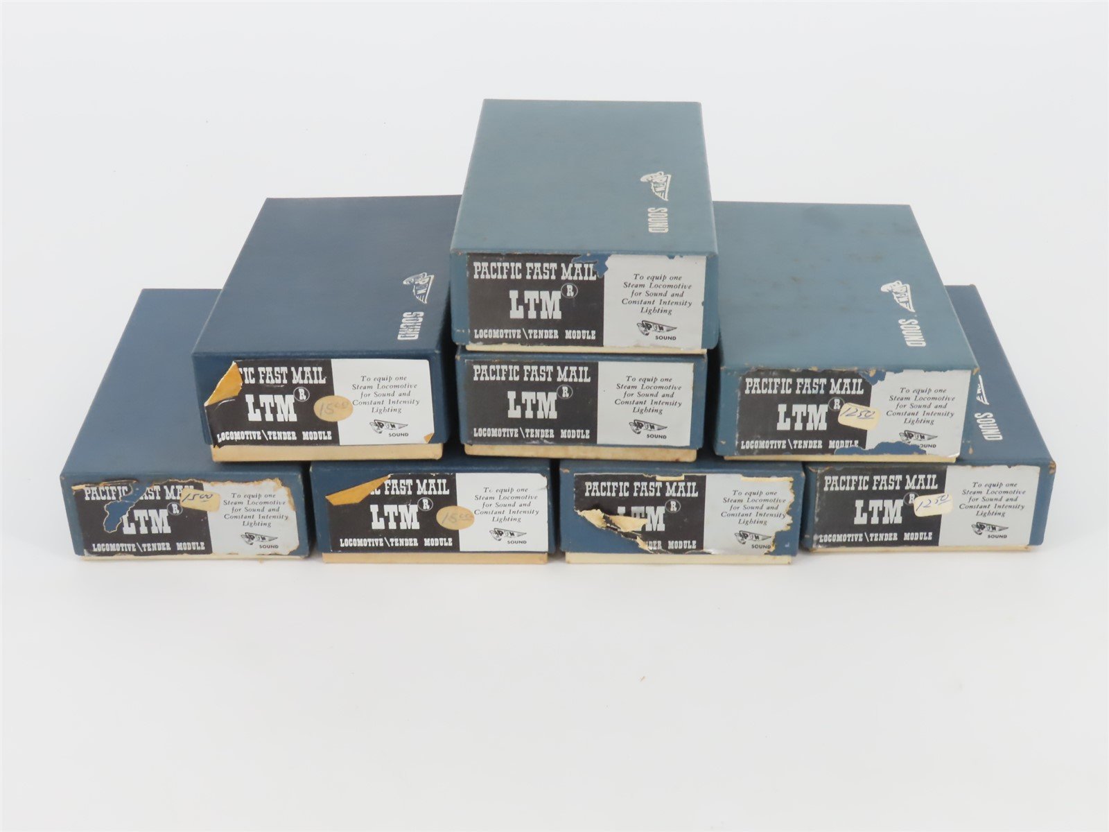 LOT of 8 HO 1/87 Scale PFM Pacific Fastmail Tender Sound Speaker Units