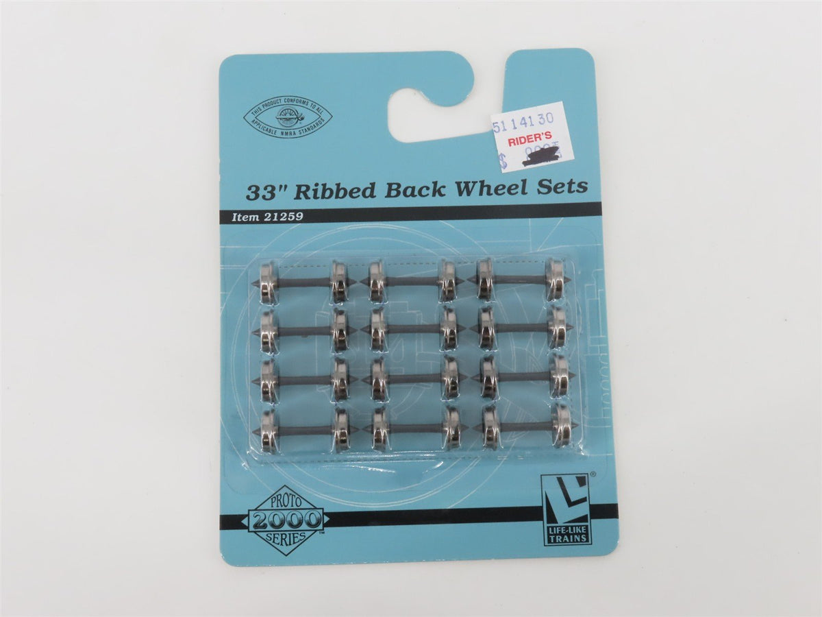 LOT of 12 HO Proto 2000 21259 33&quot; Metal Wheel Packs - 144 Axles / 72 Pair