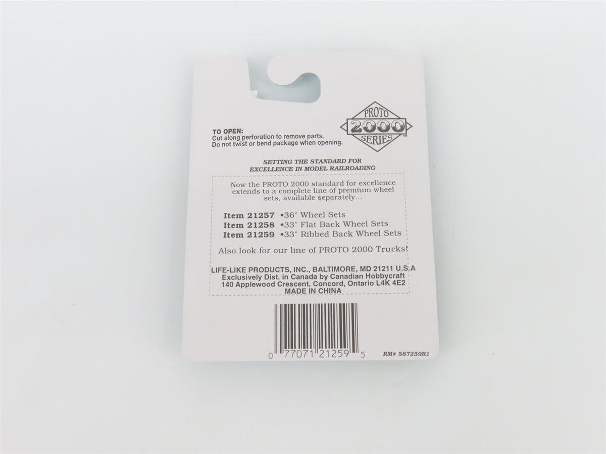 LOT of 12 HO Proto 2000 21259 33&quot; Metal Wheel Packs - 144 Axles / 72 Pair