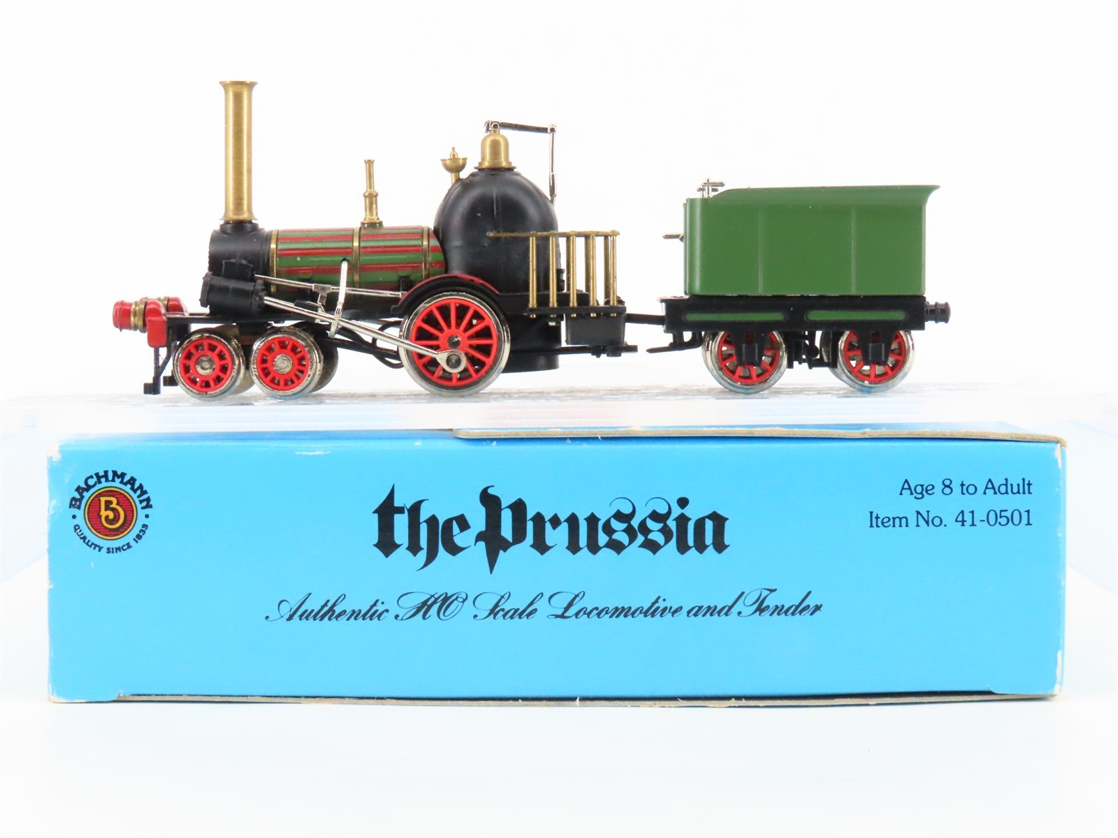 HO Scale Bachmann 41-0501 "The Prussia" 4-2-0 Steam Locomotive