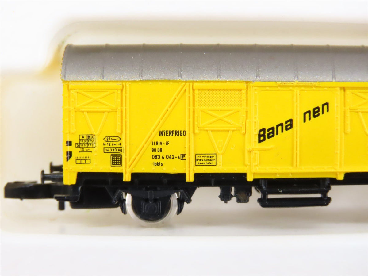 Z Scale Marklin Mini-Club B&amp;O Baltimore &amp; Ohio 2-8-2 Steam Freight Train Set
