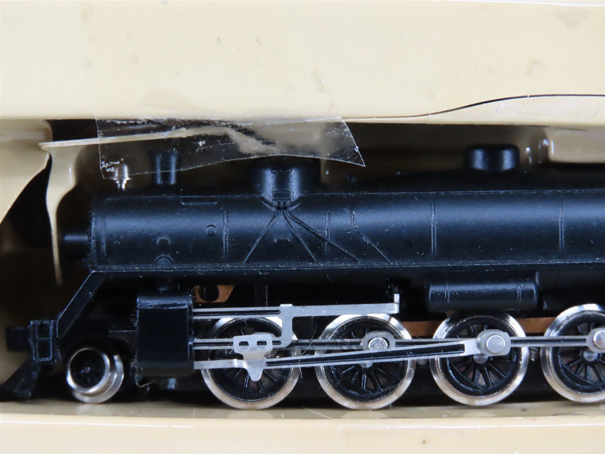 Z Scale Marklin Mini-Club B&amp;O Baltimore &amp; Ohio 2-8-2 Steam Freight Train Set