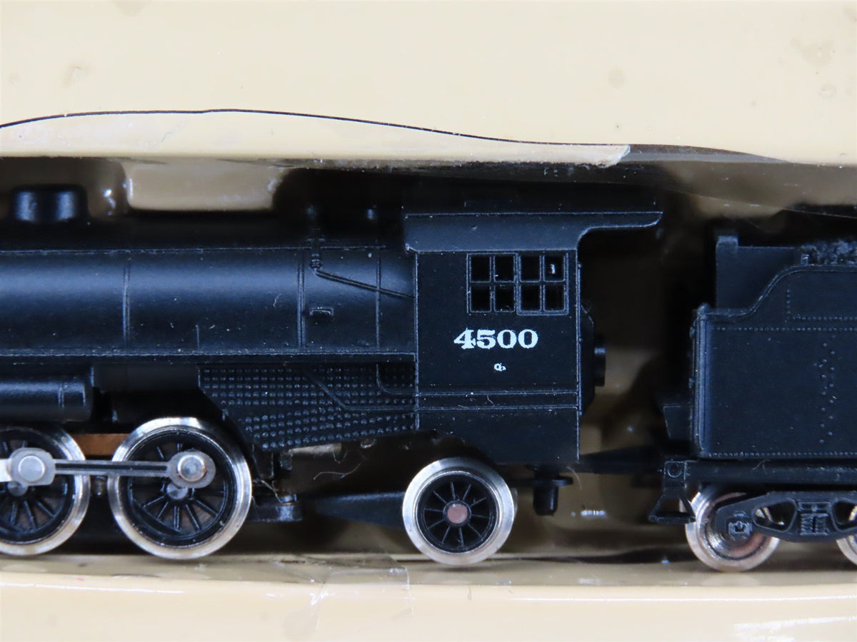 Z Scale Marklin Mini-Club B&amp;O Baltimore &amp; Ohio 2-8-2 Steam Freight Train Set