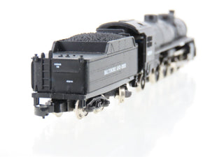 Z Scale Marklin Mini-Club B&O Baltimore & Ohio 2-8-2 Steam Freight Train Set