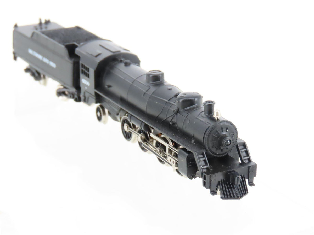 Z Scale Marklin Mini-Club B&amp;O Baltimore &amp; Ohio 2-8-2 Steam Freight Train Set
